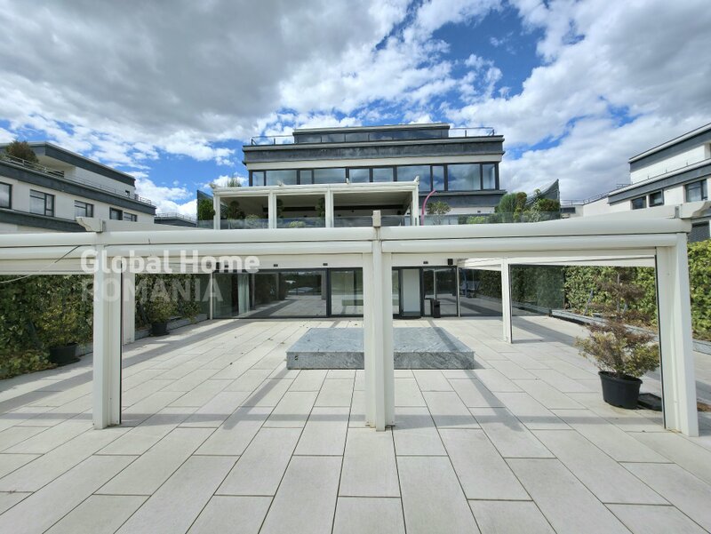 Lacul Tei, open view, penthouse 7 camere, terasa 165 mp, Laguna Residence