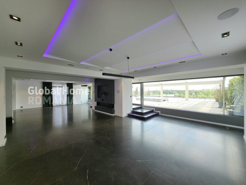 Lacul Tei, open view, penthouse 7 camere, terasa 165 mp, Laguna Residence